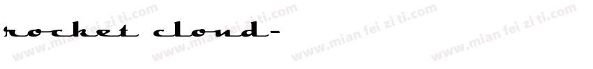 rocket cloud字体转换